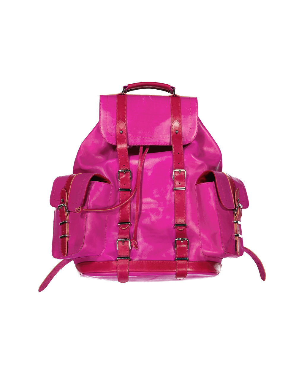 Bag leather pink