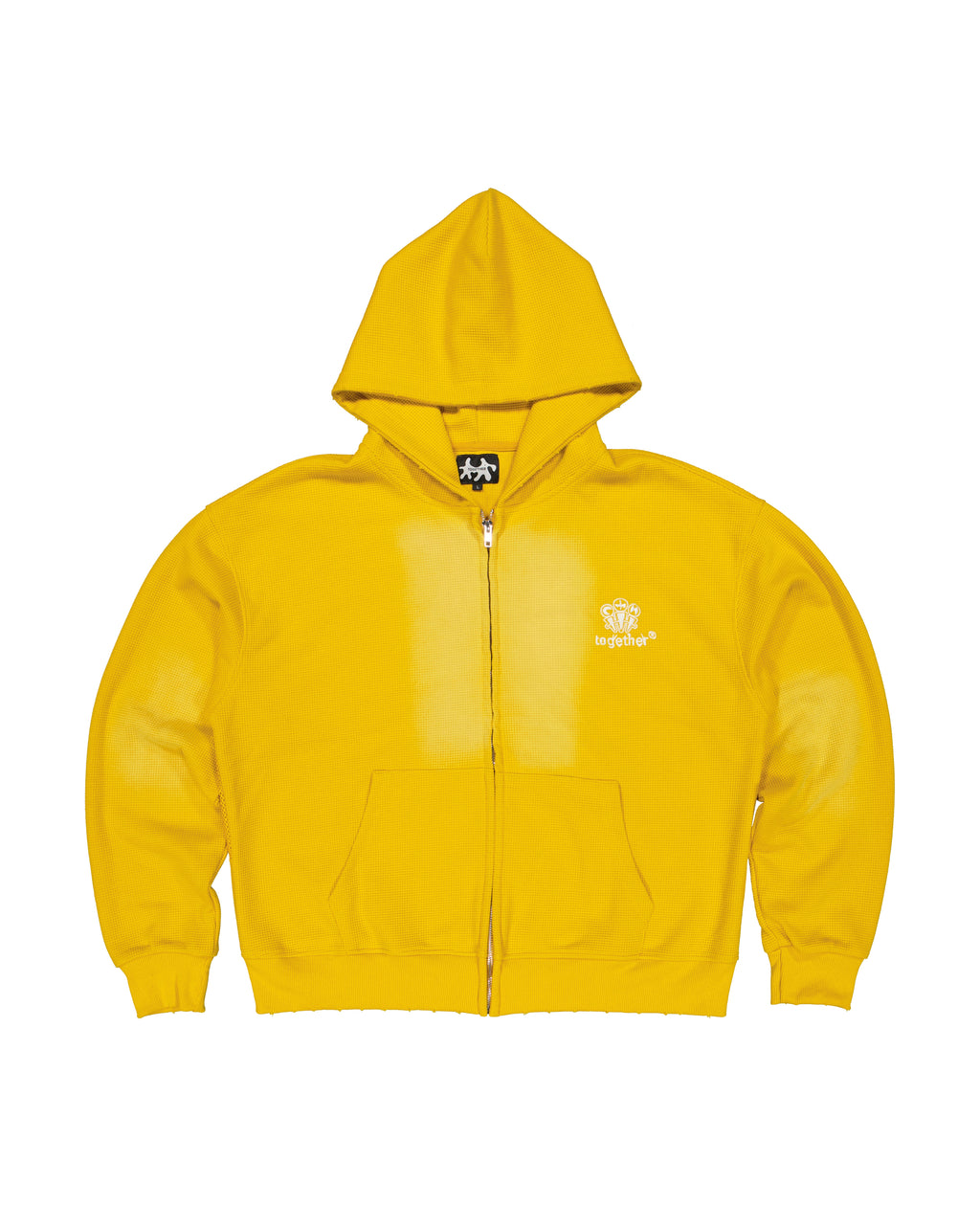 zip waffle yellow