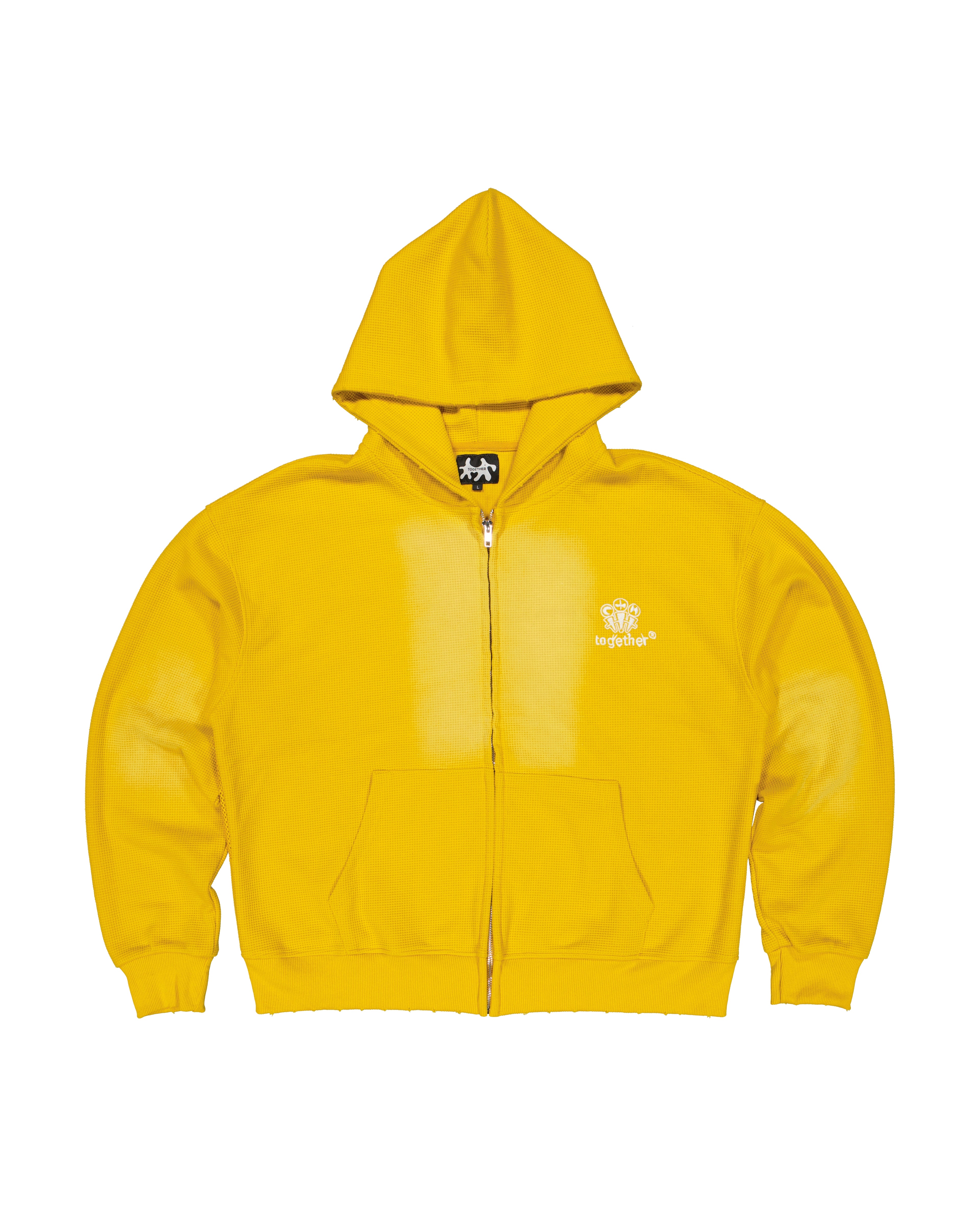 zip waffle yellow